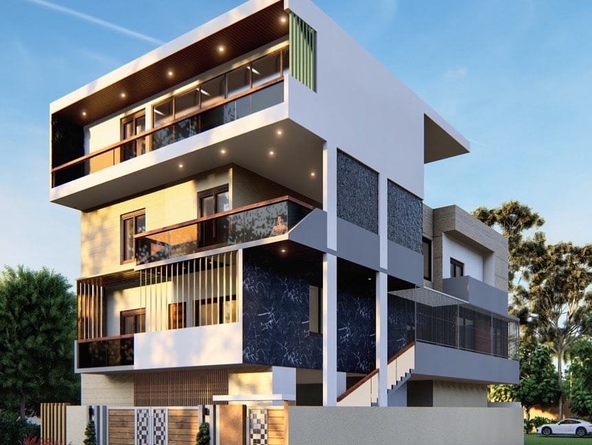 Luxury elevation design